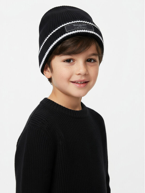 Balmain Balmain Шапкa BV0P67-Z2359 Чорний