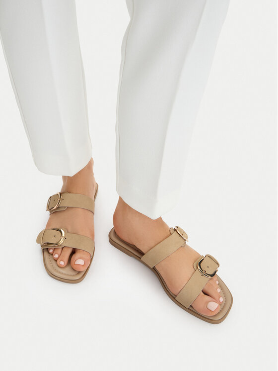 JENNY JENNY Pantoletten CEO-LB-F9952-YLD Beige