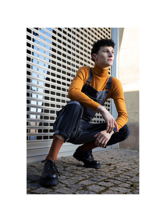 Zooksy Zooksy Skarpety wysokie unisex Basic Brązowy