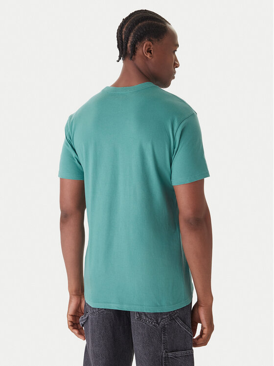 Quiksilver Quiksilver Póló Anchor EQYZT08178 Zöld Regular Fit