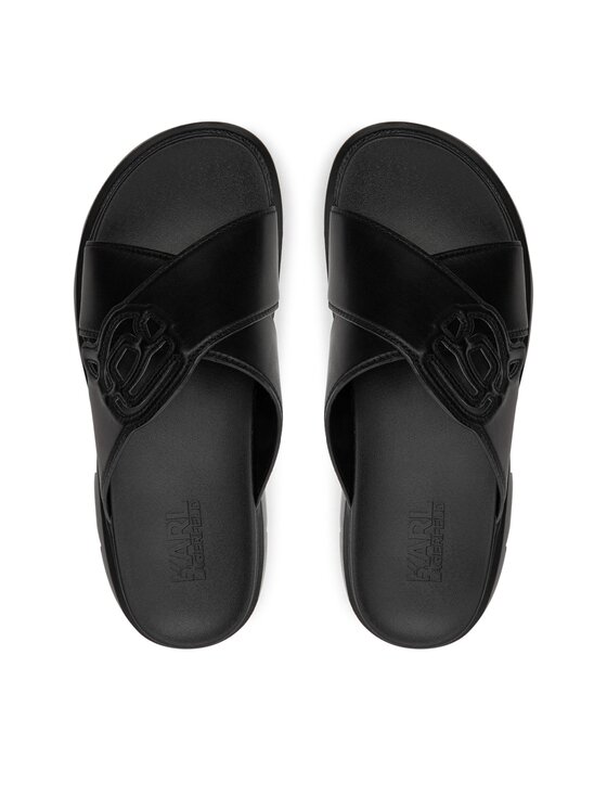KARL LAGERFELD KARL LAGERFELD Şlapi KL83504 Negru