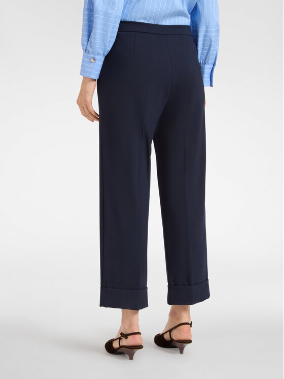 Elena Mirò Elena Mirò Spodnie materiałowe P801P000340N034 Niebieski Regular Fit