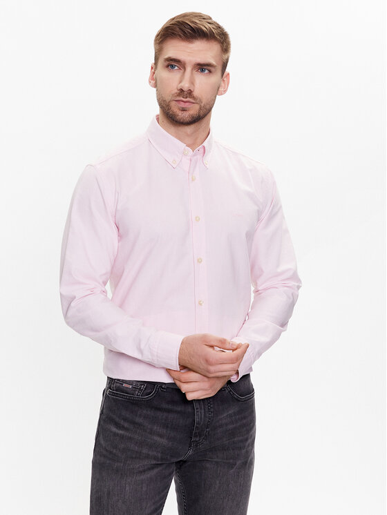 Boss Hemd Rickert 50489341 Rosa Regular Fit | Modivo.de