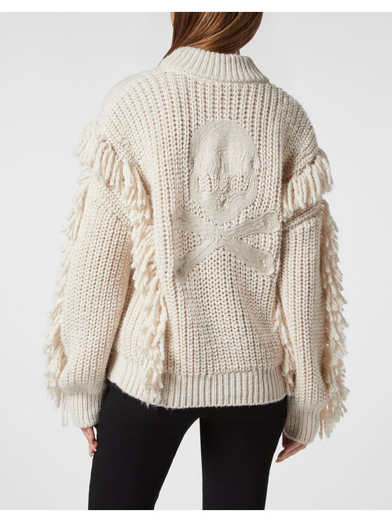 PHILIPP PLEIN PHILIPP PLEIN Top 19169 Biela Feminine Fit