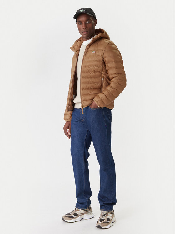 Lacoste Lacoste Bunda pro přechodné období BH2909 Hnědá Regular Fit