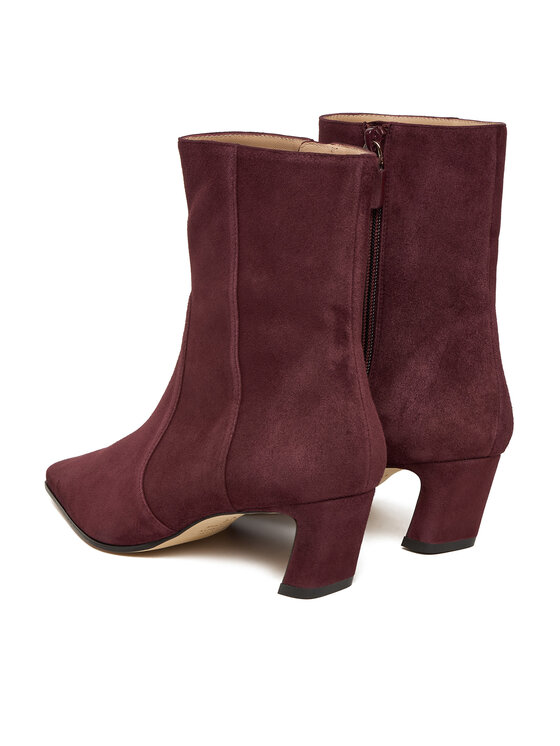 Stuart Weitzman Stuart Weitzman Členková obuv Stassi SM498 Bordová