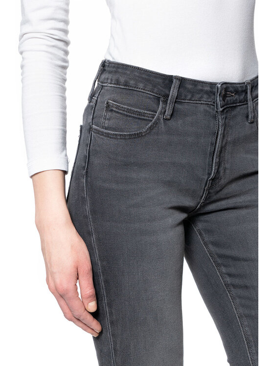 Lee Lee Jeansy ELLY Czarny Slim Fit