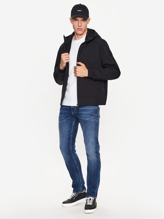 Calvin Klein Calvin Klein Μπουφάν μεταβατικό K10K111465 Μαύρο Regular Fit