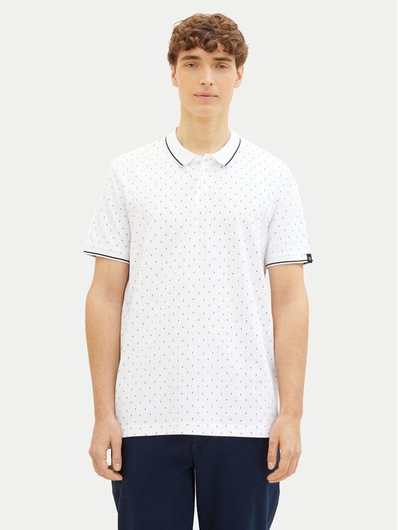 Tom Tailor Denim Tom Tailor Denim Polo 1040465 Λευκό Regular Fit
