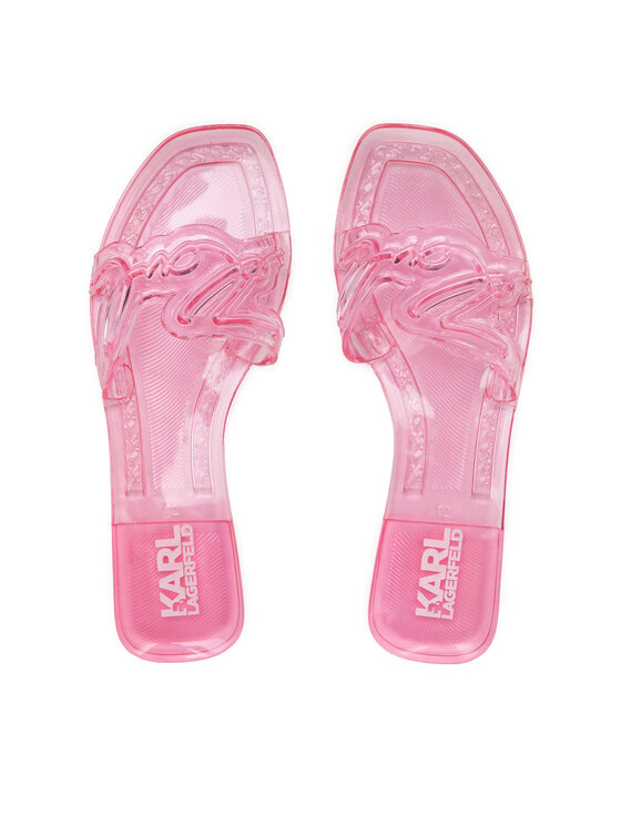 KARL LAGERFELD KARL LAGERFELD Şlapi KL80008T Roz