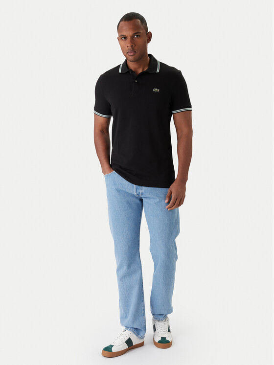 Lacoste Lacoste Polo marškinėliai PH9875 Juoda Regular Fit