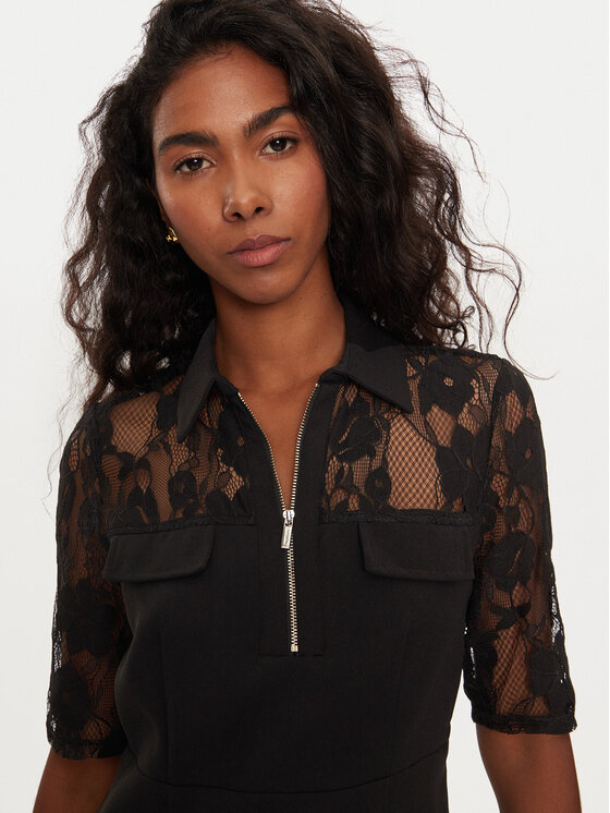 Morgan Morgan Rochie cocktail 242-RPIKOU Negru Slim Fit