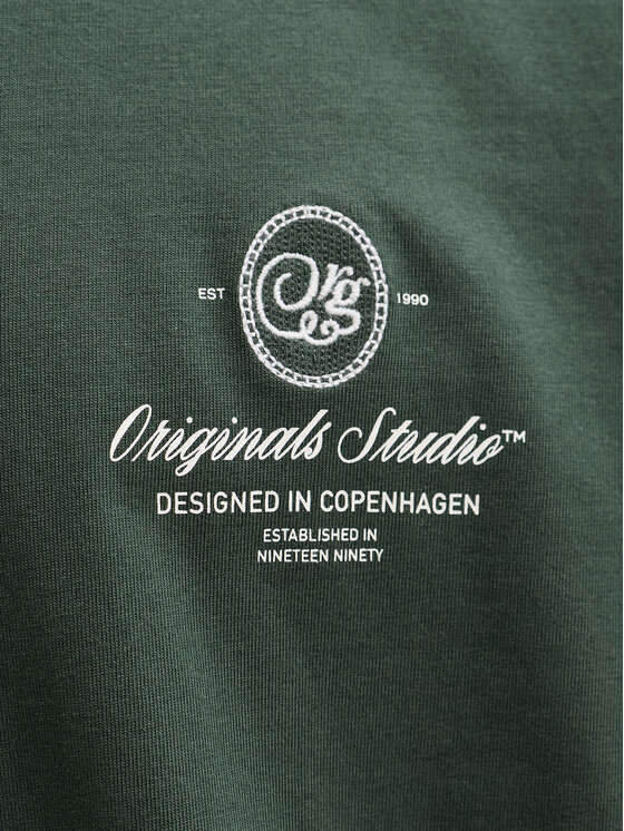 Jack & Jones Jack & Jones Тишърт Niagara 12293422 Зелен Regular Fit