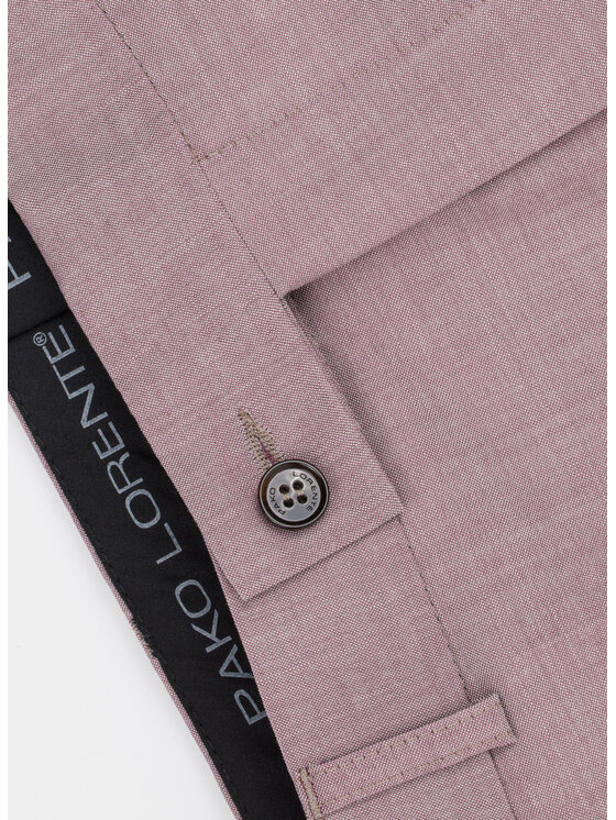 Pako Lorente Pako Lorente Spodnie garniturowe P22SP-6G-003 Różowy Slim Fit