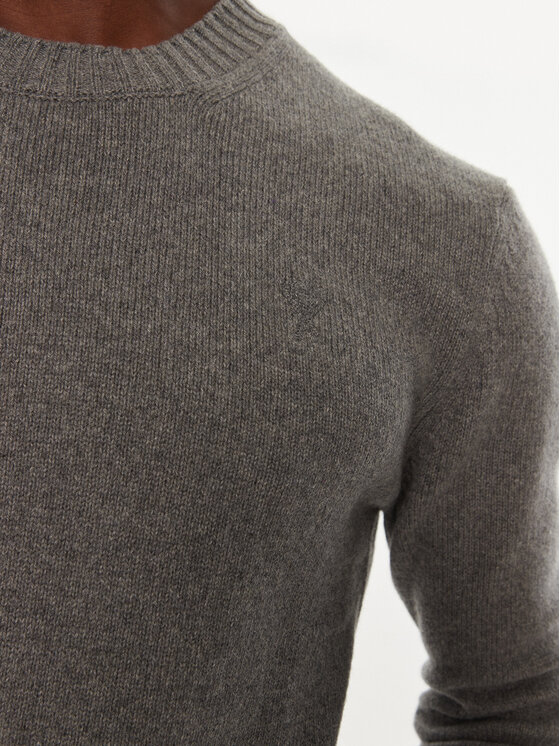 AMI Paris AMI Paris Sveter HKS057.005 Sivá Regular Fit