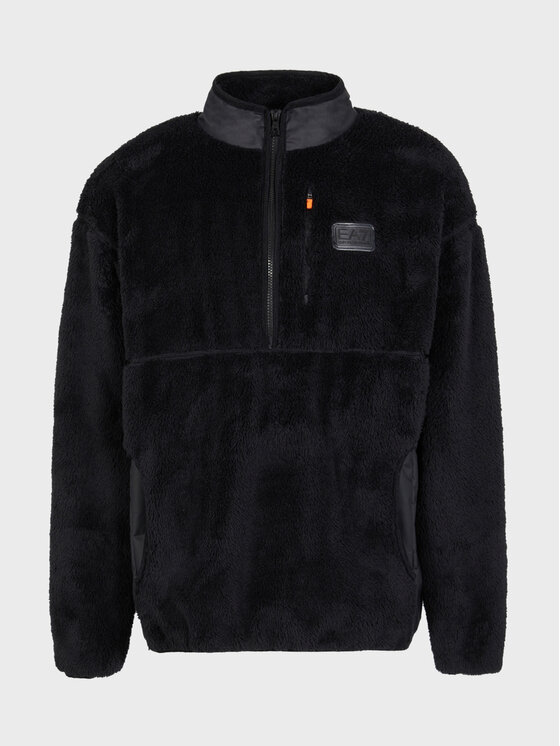 EA7 Emporio Armani EA7 Emporio Armani Felpa 6RPM47 PJSFZ 1200 Nero Regular Fit