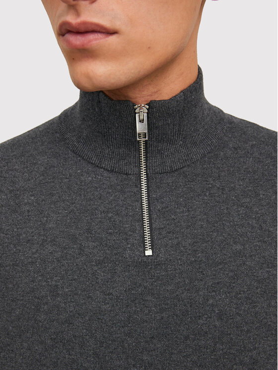 Jack&Jones Jack&Jones Пуловер Emil 12189339 Сив Regular Fit