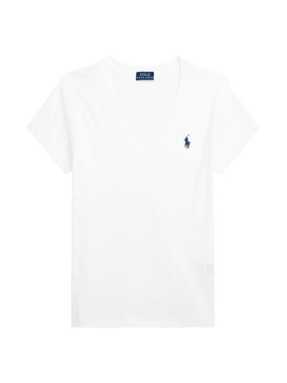 Polo Ralph Lauren Polo Ralph Lauren T-Shirt 211902403001 Biały Regular Fit
