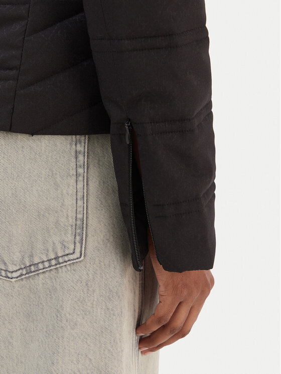 Guess Guess Übergangsjacke W6RL02 WJ492 Schwarz Regular Fit