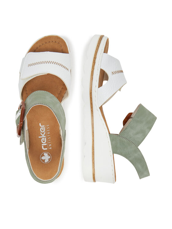 Rieker Rieker Sandali 67476-81 Bela