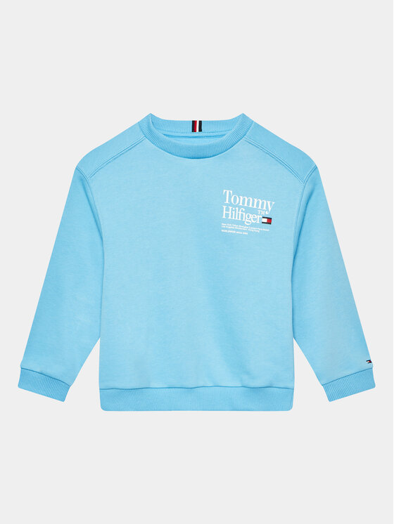 Light blue tommy hilfiger sweatshirt hotsell