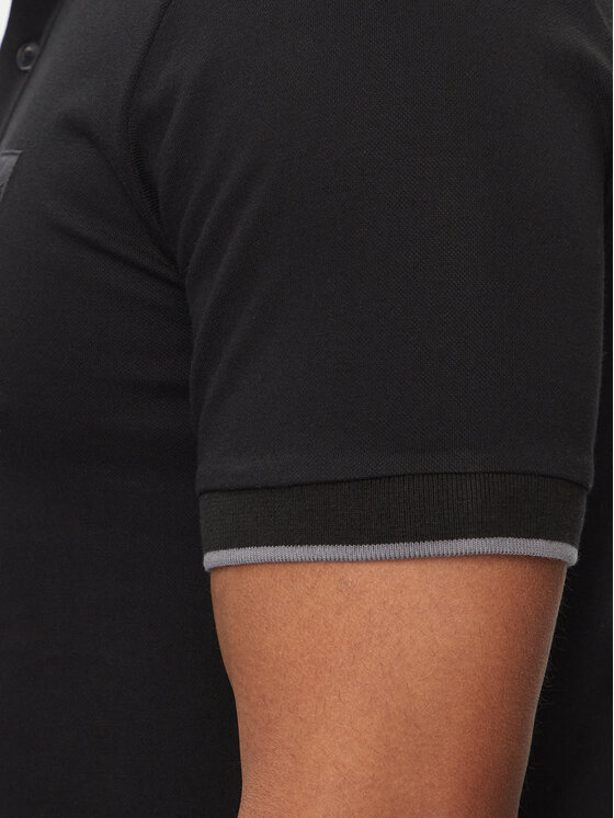 BOSS Boss Polo Passertip 50507699 Czarny Slim Fit