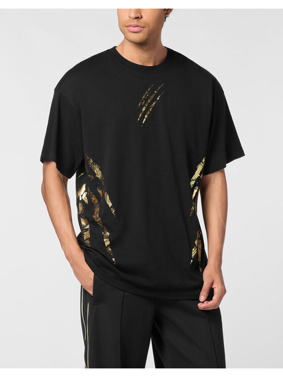 Plein Sport Plein Sport T-särk 28015 Must Regular Fit