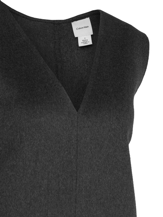 Calvin Klein Calvin Klein Úpletové šaty LV044D017G Šedá Relaxed Fit