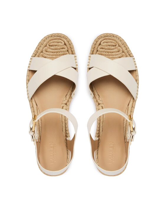 LAUREN RALPH LAUREN LAUREN RALPH LAUREN Espadryle 802P06400002 Biały