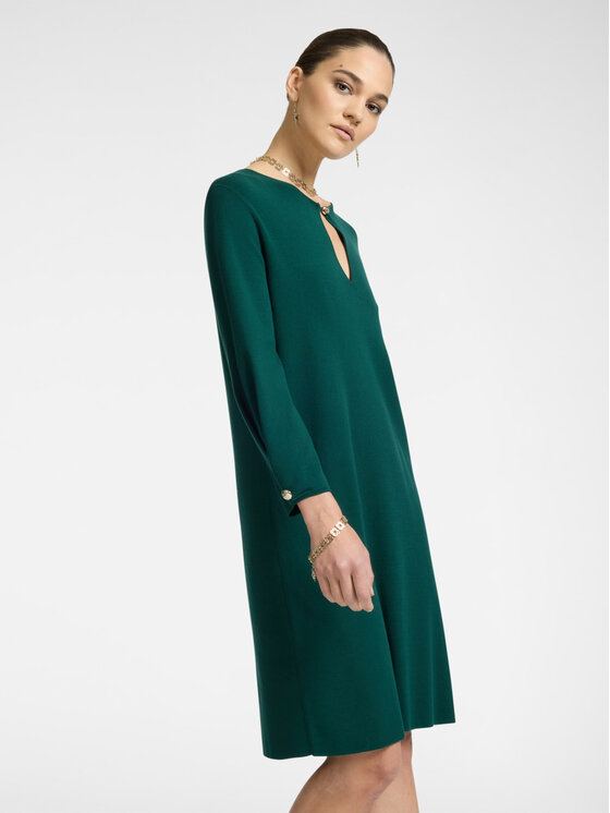 Elena Mirò Elena Mirò Vestito 7690Z000091N035 Verde Regular Fit