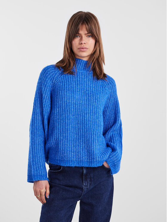 Pieces Rolák 17128212 Modrá Regular Fit