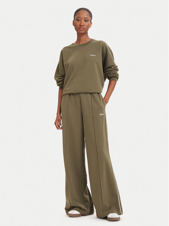adidas adidas Džemperis Seasonal Essentials Colorpop KV6861 Žalia Regular Fit