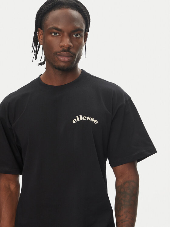 Ellesse Ellesse T-Shirt Canoci SHZ21847 Czarny Loose Fit