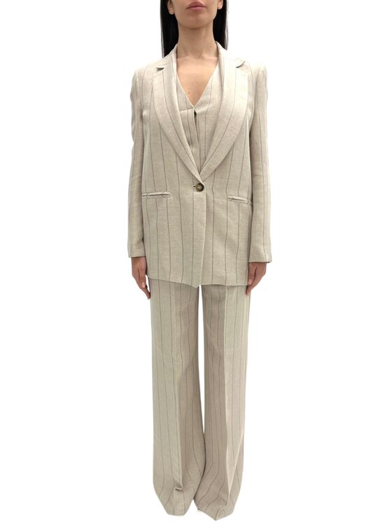 KAOS KAOS Pantaloni chino 85025 Beige Regular Fit