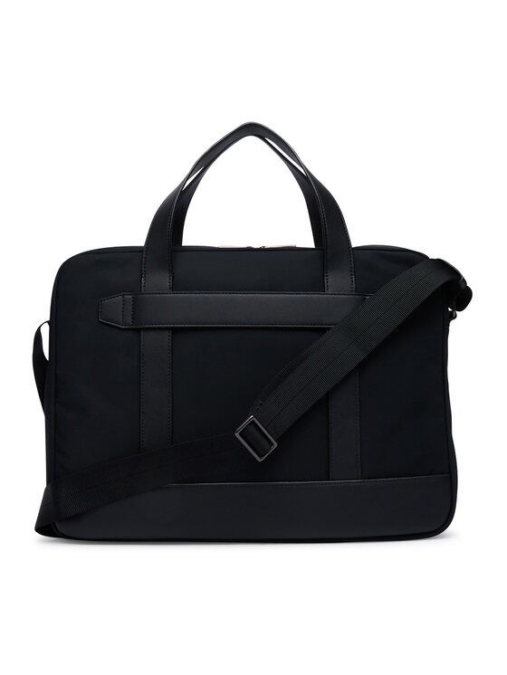 Tommy Hilfiger Tommy Hilfiger Τσάντα για laptop Th Nylon Computer Bag AM0AM14855 Μαύρο