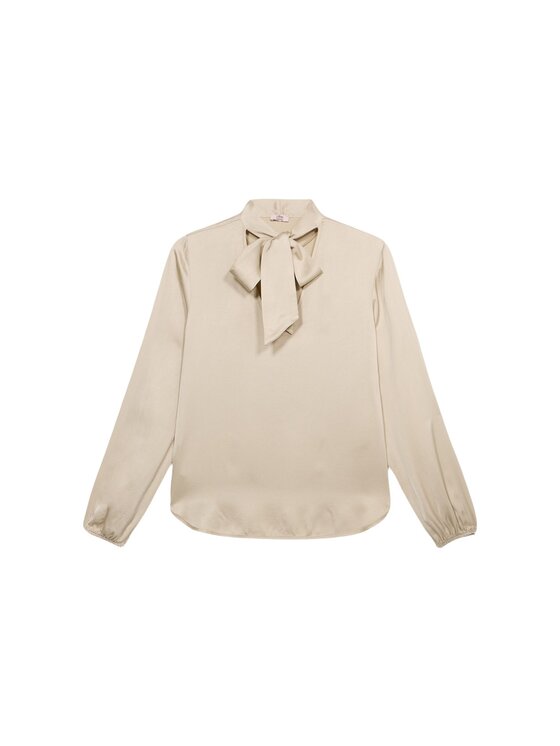 Oltre Oltre Blusa 2091R003186N021 Bianco Regular Fit