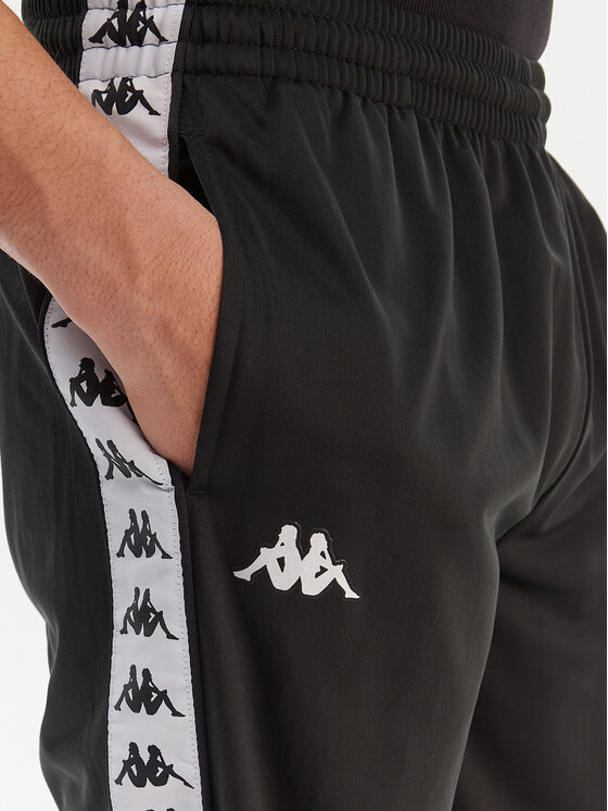 Kappa Kappa Sportiniai šortai Banda Treadwellz 304KQ20 Juoda Regular Fit