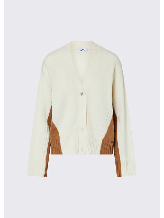 Liu Jo Liu Jo Cardigan WF6088MS009L9199 Bianco Regular Fit