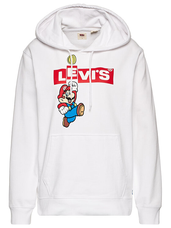 Levi s Sweatshirt SUPER MARIO 19491 0113 Wei Regular Fit Modivo