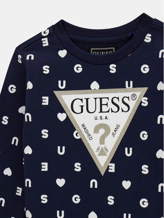 Guess Kids Guess Kids Sweter 183738 Niebieski Classic Fit
