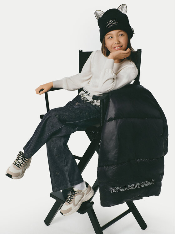 Karl Lagerfeld Kids Karl Lagerfeld Kids Zimné bundy Z31355 D Čierna Regular Fit