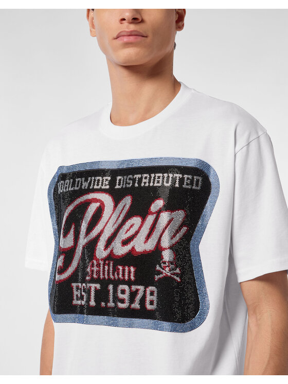 PHILIPP PLEIN PHILIPP PLEIN T-shirt 25573 Bianco Regular Fit