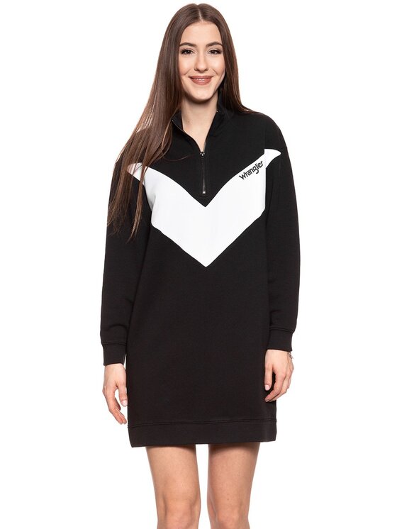 Wrangler Wrangler Vestito da giorno SWEAT DRESS Bianco Regular Fit