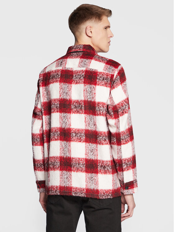 Camicia Lom_2 50476139 Rosso Relaxed Fit