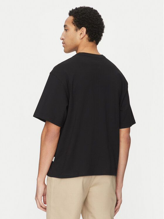 Jack & Jones Jack & Jones T-Shirt Manchester 12275656 Černá Cropped Fit
