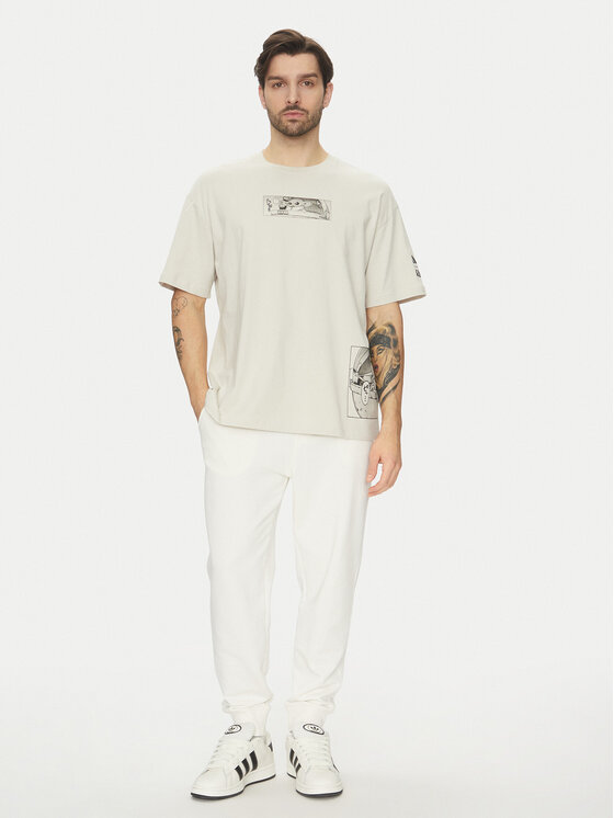 adidas adidas T-shirt Star Wars The Mandalorian JI5717 Beige Oversize