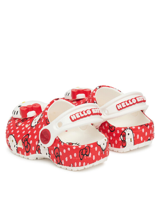 Crocs Crocs Klapki Hello Kitty Red Classic Clog T 210577 Kolorowy