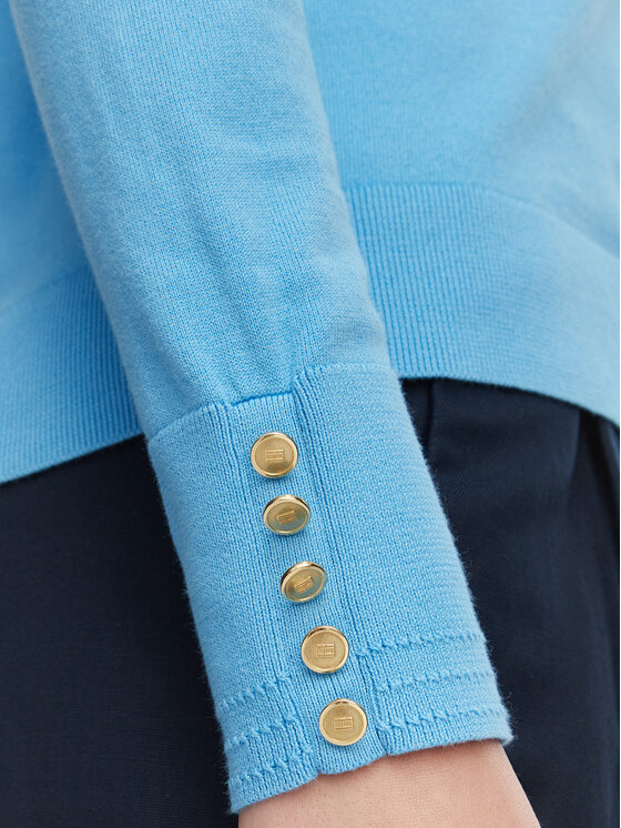 Tommy Hilfiger Tommy Hilfiger Megztinis WW0WW40098 Mėlyna Regular Fit