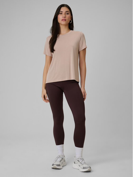 4F 4F T-Shirt SPORTS CLUB Beżowy Regular Fit
