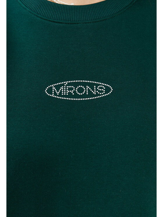 Mirons Mirons Bluza soft Zielony Oversize